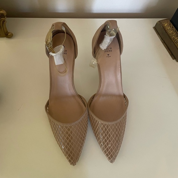 Call It Spring Shoes - Cal it spring beige heels new